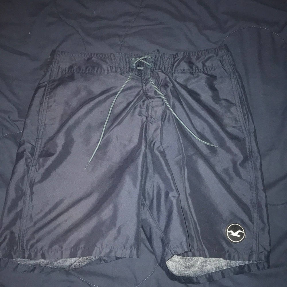 Navy Hollister Board Shorts